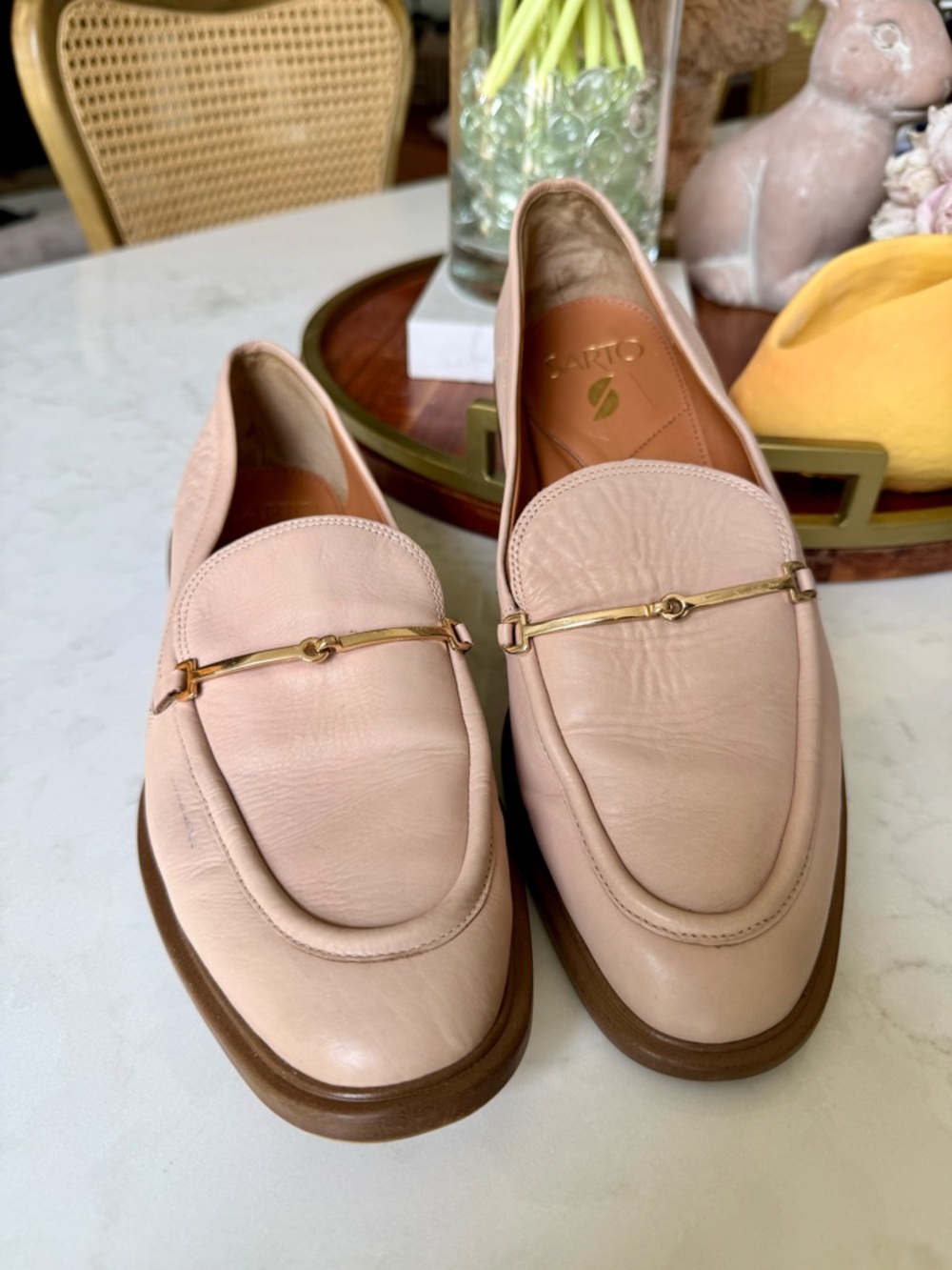Franco Sarto Leather Loafers